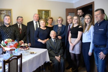 Pan Michał Jakimów świętował swoje setne urodziny