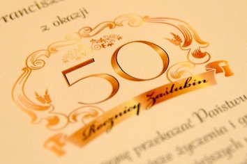 Jubileusz 50-lecia małżeństwa