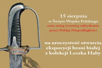 Otwarcie ekspozycji broni białej w Muzeum