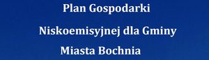 Plan Gospodarki Niskoemisyjnej Plan Gospodarki Niskoemisyjnej