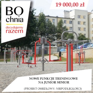 Nowe funkcje treningowe na Junior Senior (osiedle Niepodległości) Nowe funkcje treningowe na Junior Senior (osiedle Niepodległości)