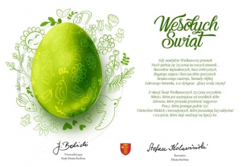 Życzenia Wielkanocne od władz samorządowych Bochni