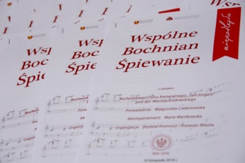 Wspólne Bochnian Śpiewanie na 100-lecie Niepodległości