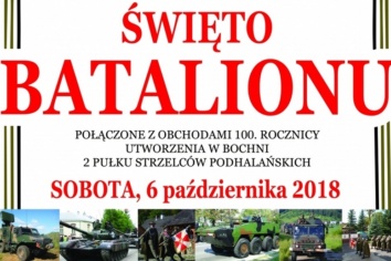 W sobotę wielkie święto batalionu